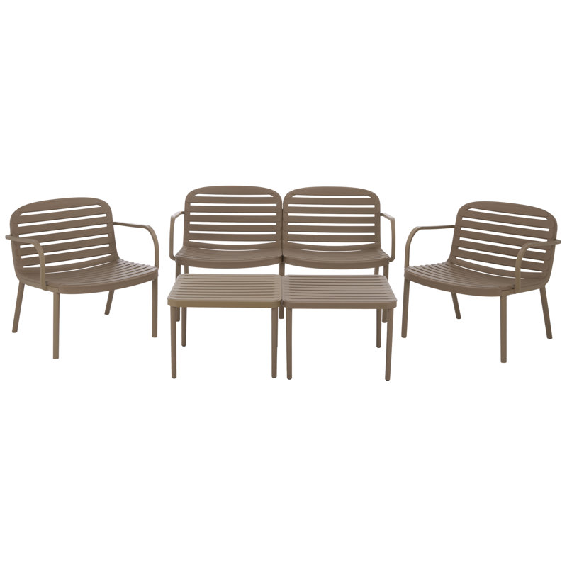 Ensemble de conversation d'extérieur Thompson, Beige