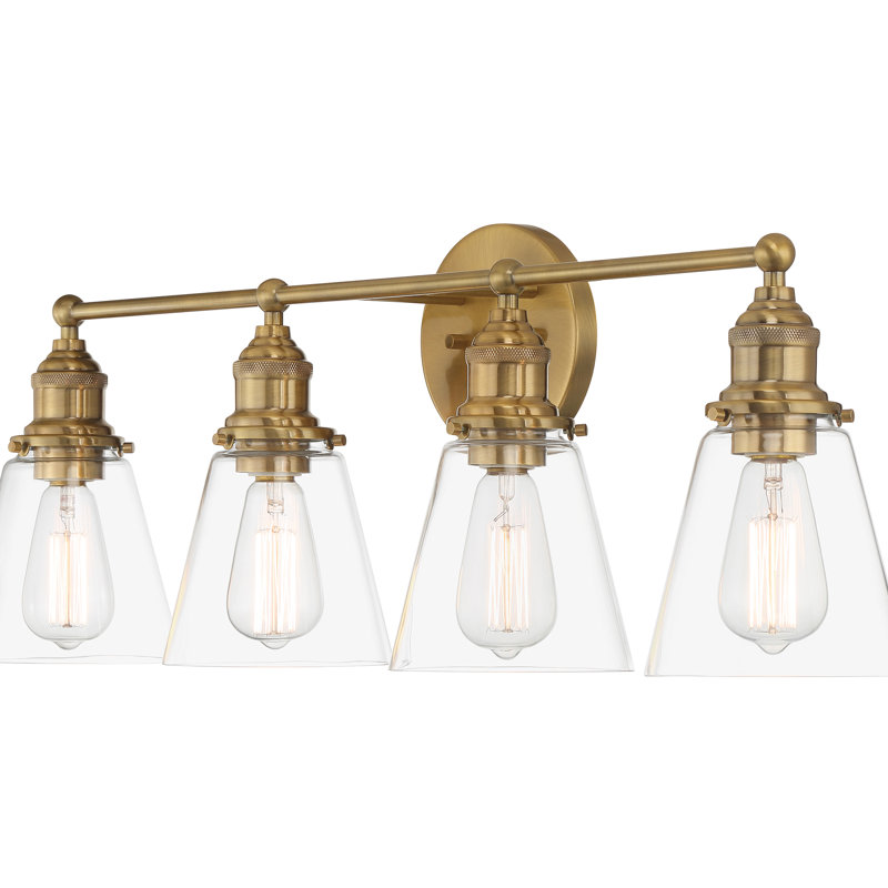 Breakwater Bay Adeen - 4 Lt Vanity, Brass