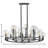 Khyion 15 - Light Steel Dimmable Wagon Wheel Chandelier