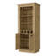 Armoire-bar à vin fonctionnelle à 4 compartiments intégrés - armoire à texture: rangez votre collection de boissons-1954032638