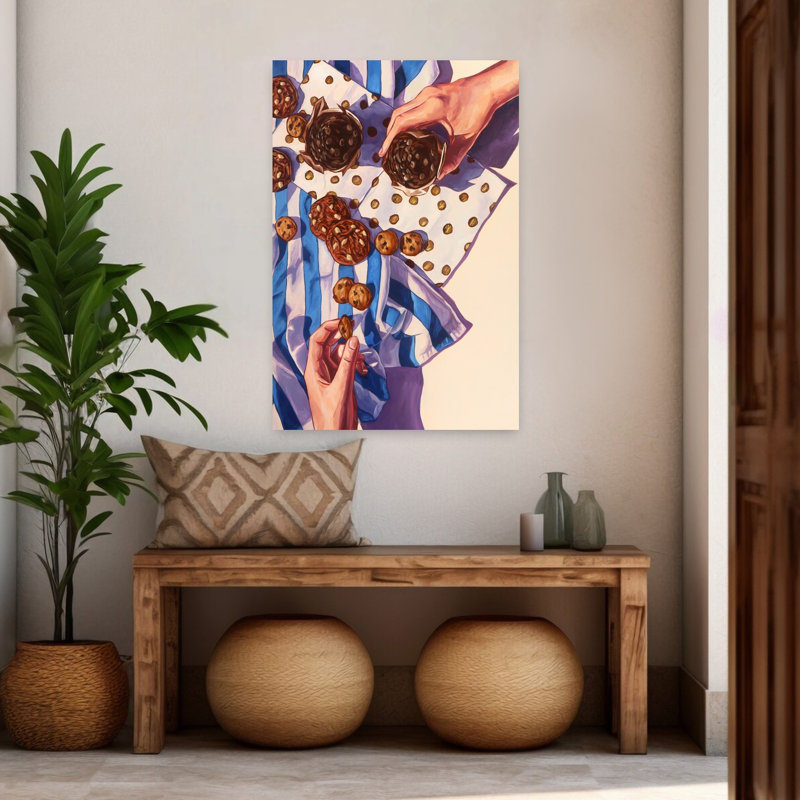 Sweet Sweet Moment, art mural contemporain, H 48 po x l 32 po