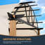 Pergola en aluminium avec auvent Happatio-96831435