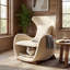 Chaise d'appoint moderne en polyester beige avec espace de rangement pour animaux de compagnie - capacité de 330 lb, chaise longue de salon, conception élégante et durable-1975259150