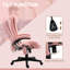 Chaise de bureau avec dossier chauffant et velours à haut dossier-133587074-133587075