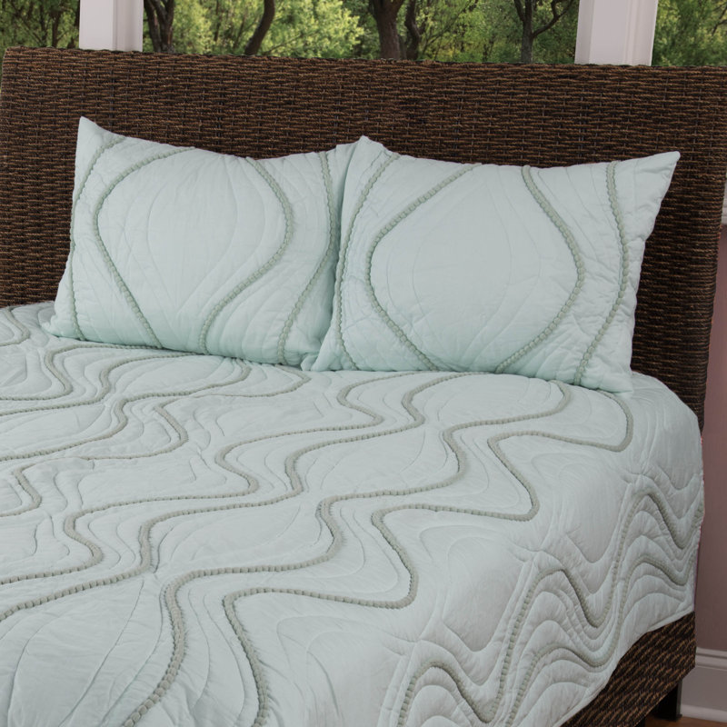 Pompadour Cotton Sham Set, King