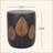 Outdoor Lightweight Concrete Side Table With Leaf Pattern, Durable And Stylish For Patio Decor