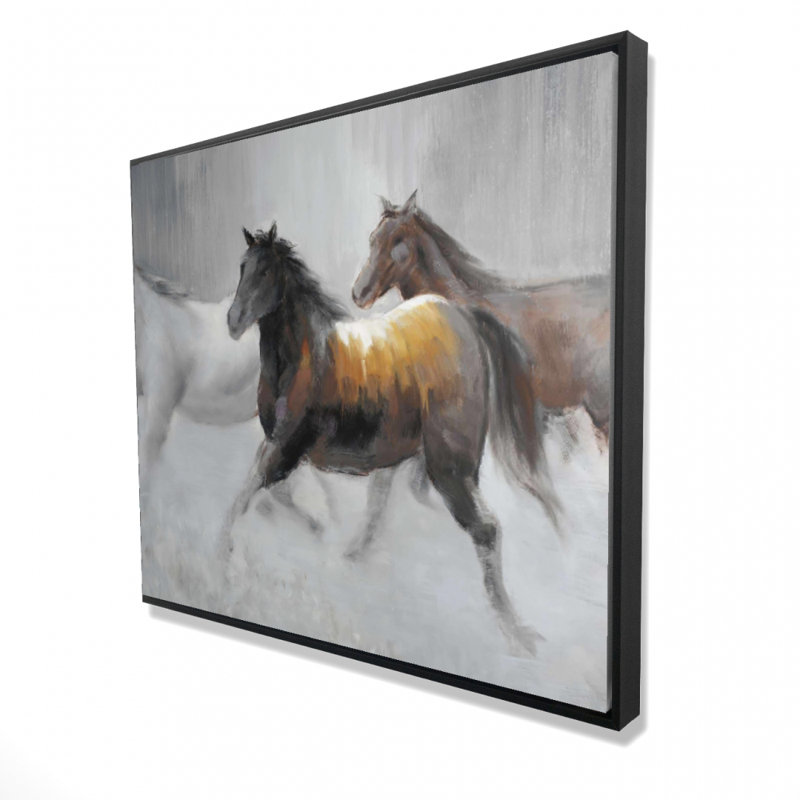 «Herd Of Wild Horses» sur toile