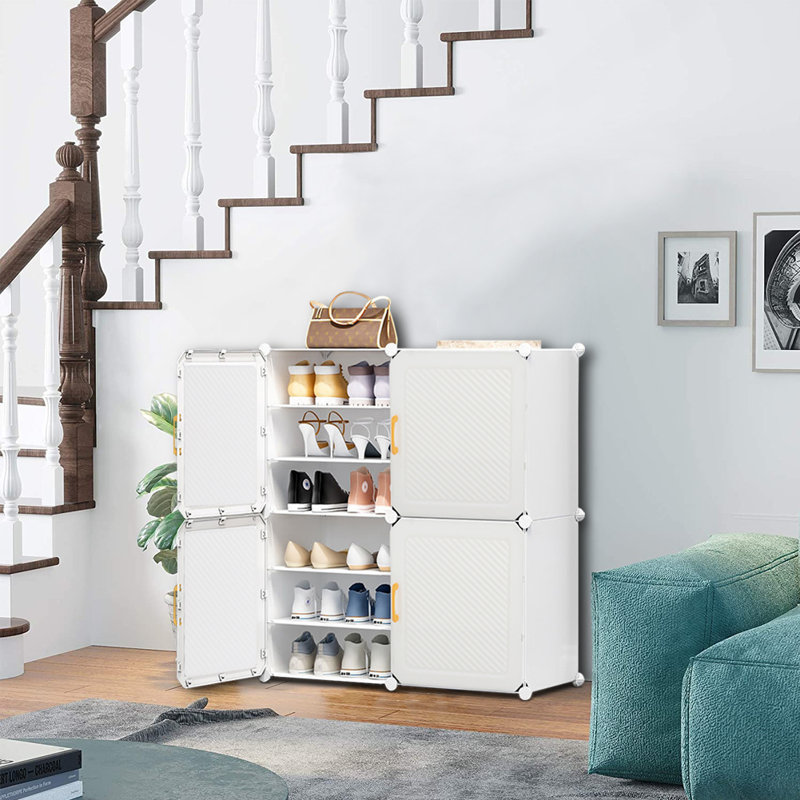 24 Pair Shoe Storage Cabinet