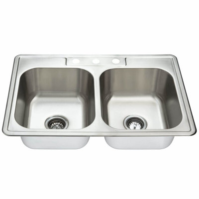 Fine Fixtures Drop-In Stainless Steel Kitchen Sink