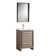  Fresca 24" Free-Standing Single Sink Bathroom Vanity Set with Mirror