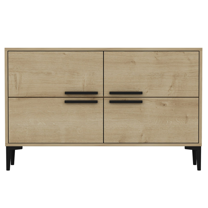 Odessa Unfinished TV Stand for TVs up to 50", Beige