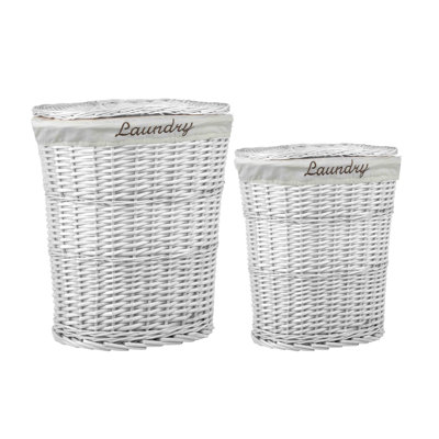 Wicker Laundry Set