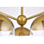 Lustre sphérique à intensité variable à 3 lumières Yearby avec adaptateur pour plafond incliné-687081277-687081279