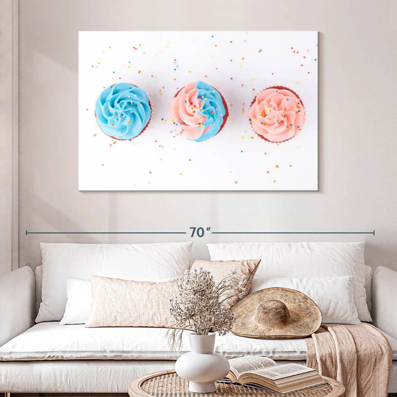 Yarlin Delicious Cupcakes, 32" H x 48" W