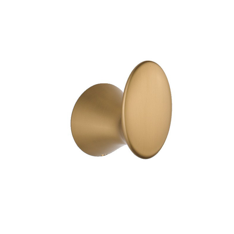 Lahara Single Towel Hook Bath Hardware Accessory, Brilliance Champagne Bronze