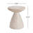 Outdoor/Indoor Lightweight Concrete Side Table