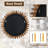 Hand-Polished Solid Wood Sunflower Sunburst Wall Mirror -379435063-379435061