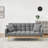 69 Inch Sofa Bed Gray With Adjustable Teddy Sofa For Small Space Living Room And Bedroom-1088918088