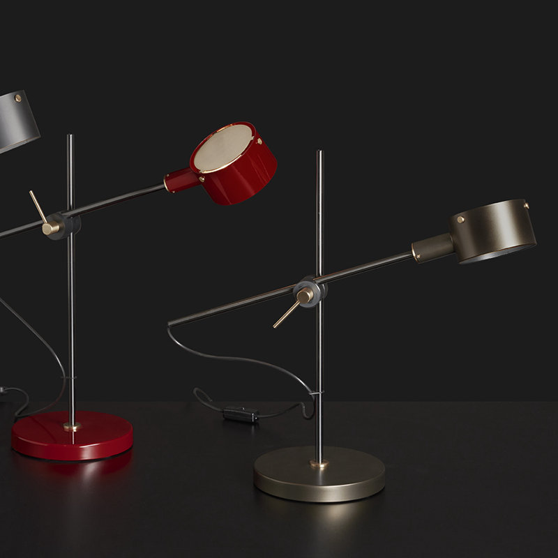 G.O. Desk Table Lamp, Scarlet Red