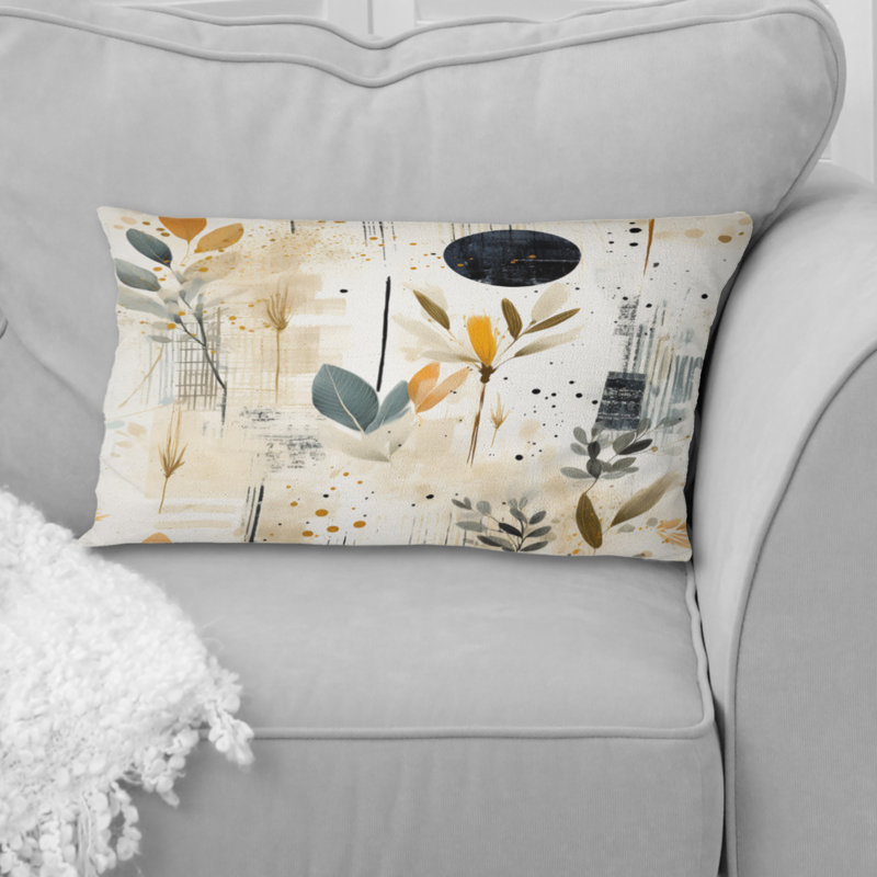Motif de fougère nomade beige urbain - imprimé floral