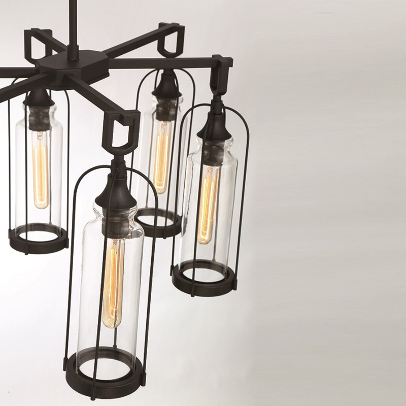 Lustre linéaire à 6 lumières YASMIN