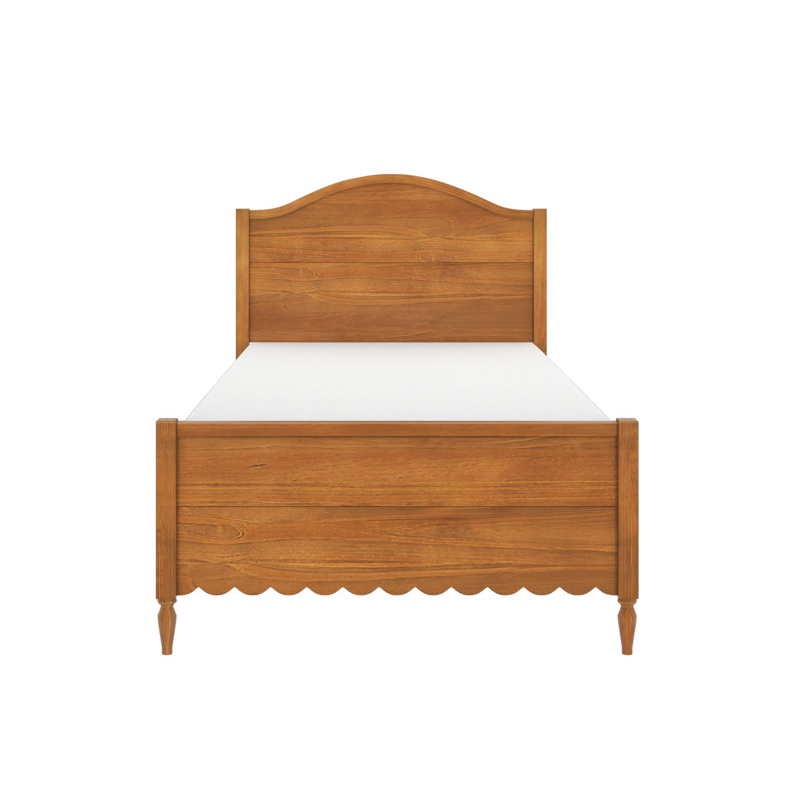 Charlotte Twin Single Bed, Pecan, Twin
