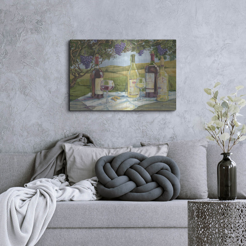 «Vineyard Wine T dégustation» par Paul Brent, H 24 po x l 36 po
