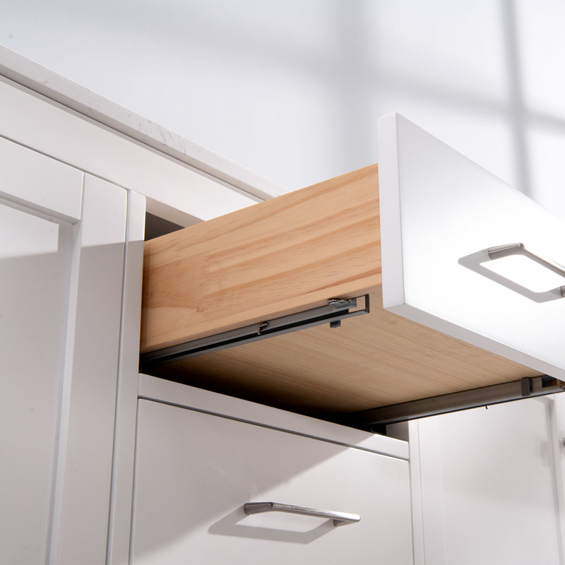 Fluted 600mm Wall Hung Single Vanity Unit with Worktop, Satin Anthracite