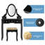 Ensemble de meuble-lavabo avec miroir cavender-910060910
