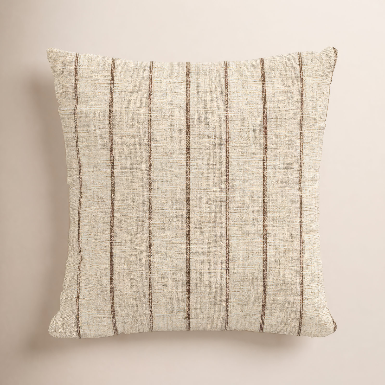 Esta Striped Cotton Throw Pillow, Polyester/Polyfill