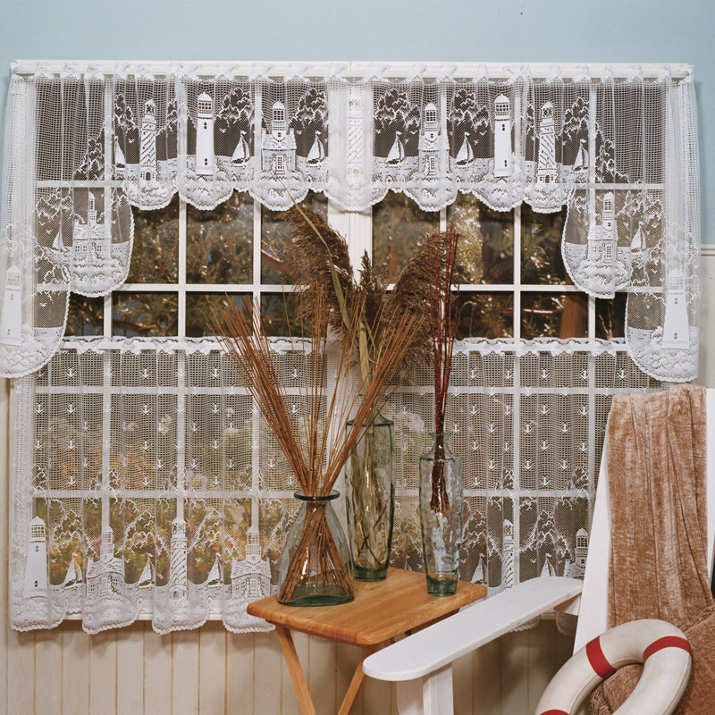 Zeller Floral Swag Window Valance