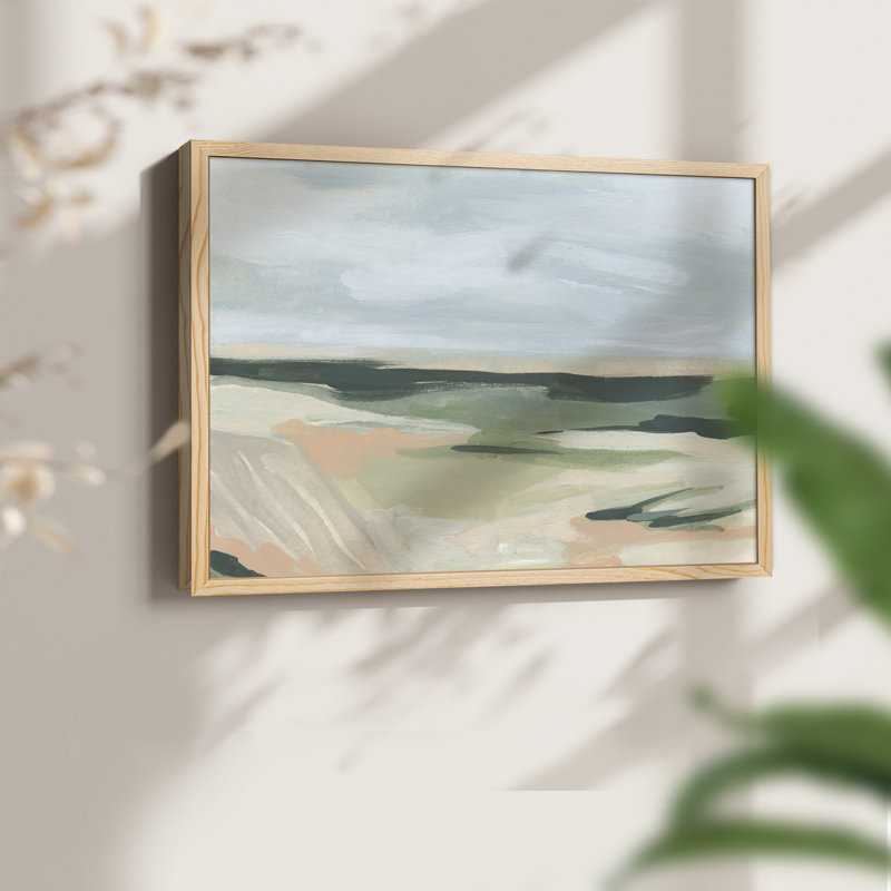 «Pastel Plains II», reproduction encadrée, H 8 po x l 10 po, Naturel