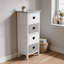 Heartswood Assembled 4 Drawer Tall Storage Chest