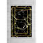 Luxueux tapis en velours imprimé en 3D, 47,2 po x 70,9 po | Tissu 100% velours, semelle 100% coton | Hauteur des poils: 0,4 po, hauteur totale: 0,5 po | Antibactérien, antidérapant, lavable à la machine | Idéal pour décorer un salon ou une chambre à coucher-908177851