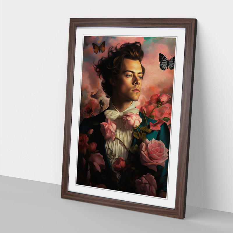 Harry Styles Romanticism - Framed Print, 64cmH x 46cmW