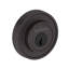 Recessed Round Deadbolt Single Cylinder Deadbolt in Matte Black-1433599305