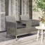 133cm Wide Patio Sofa with Cushions