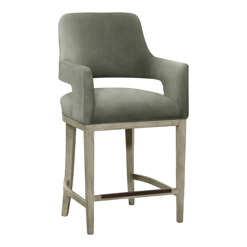 Tabouret de bar et de comptoir Josie, Amande chamois, Saule 9953, Tabouret de comptoir (siège d'une hauteur de 26,5