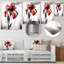 " Red Black Iris Petal I "-92736893