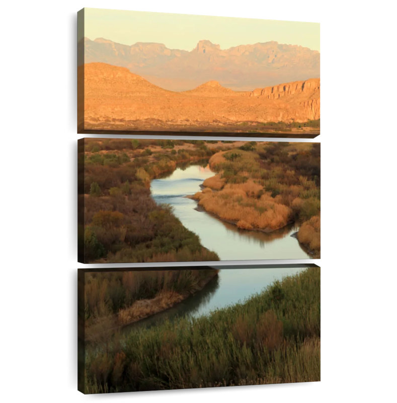Vue du Rio Grande, H 38 po x l 24 po