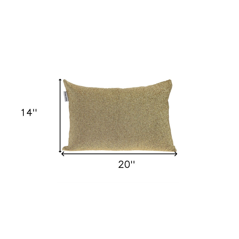 Coussin Shimmering, Doré métallique