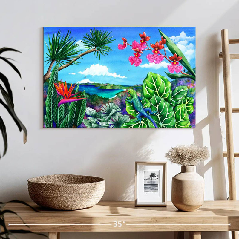 Brampt Lizard Latitudes, 16" H x 24" W