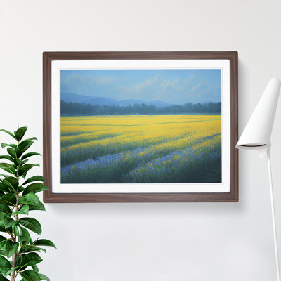 Delicious Bluebell Field - Single Picture Frame Painting