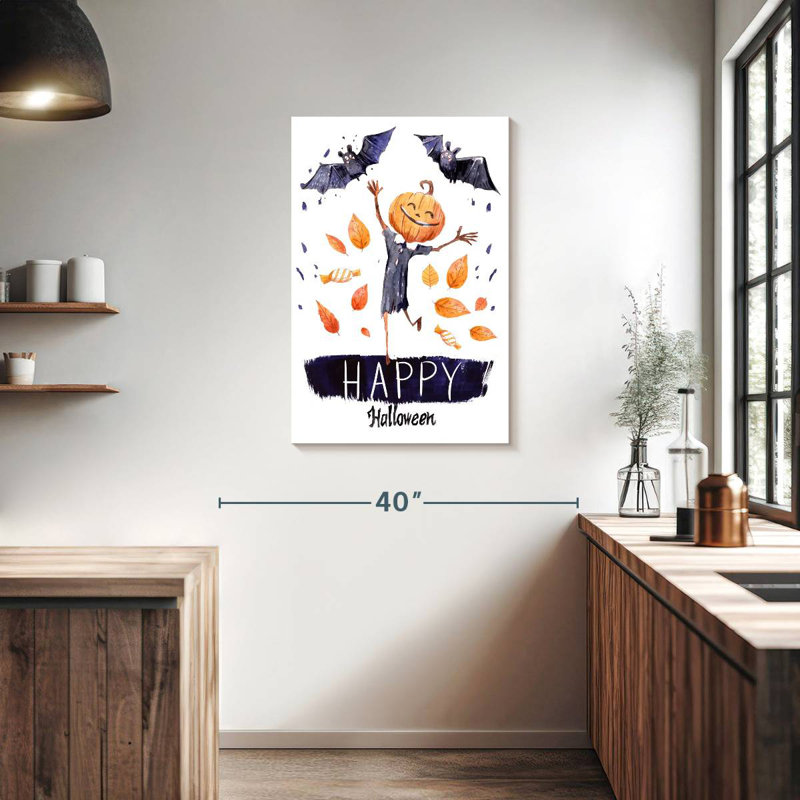 Citrouille d'Halloween Lelend Happy, H 36 po x l 24 po