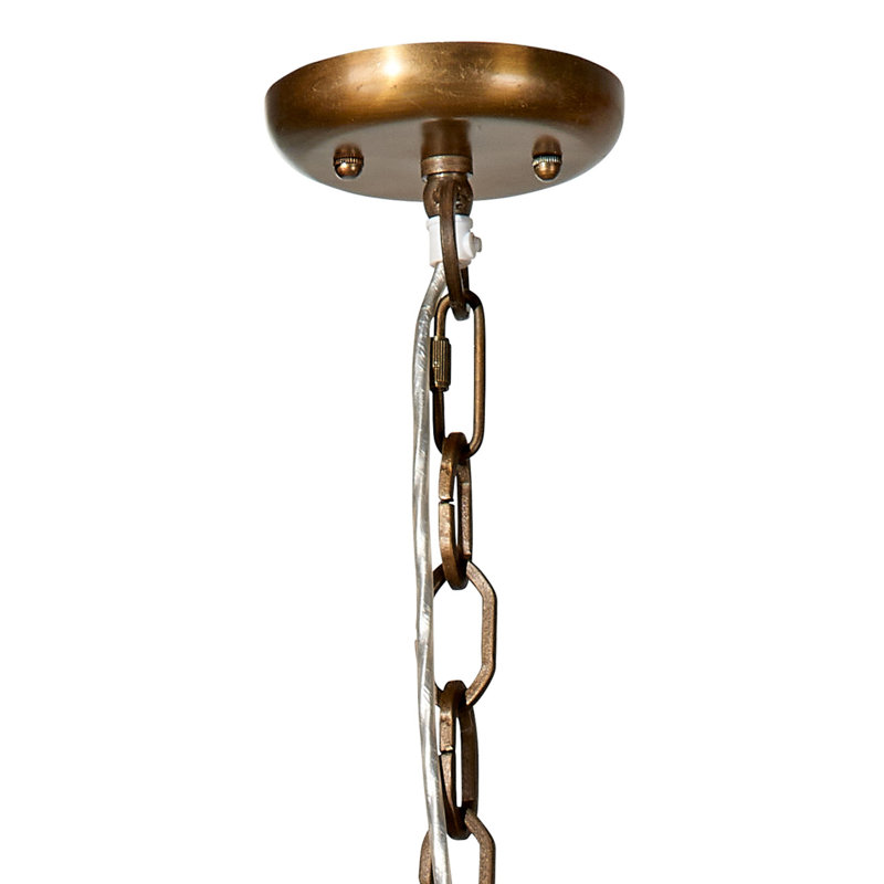 Clamshell 4 - Light Chandelier, Brown