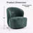 Maresia Oversized Fully Assembled Swivel Chairs, Boucle Upholstered Swivel Barrel Chair, Large Accent Chair-1719671498