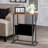 Articombe Side Table With Sling, Small Side Table, Sofa Table, Narrow Bedside Table, End Table, Narrow Table