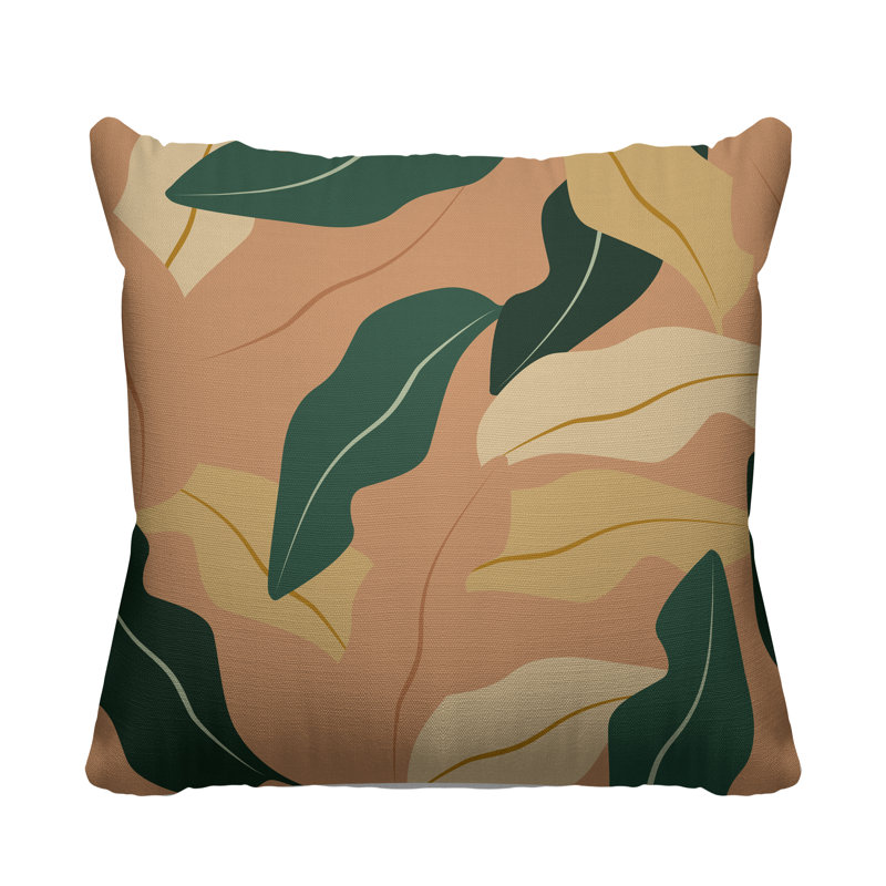 Tamara Tropical Leafs Indoor Pillow Cover, 20" x 20"