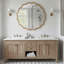 Miroir décoratif rond en bois naturel ondulé de 30 po de couleur bois naturel, pour chambre à coucher, salle de bain, salon, entrée-1522341537