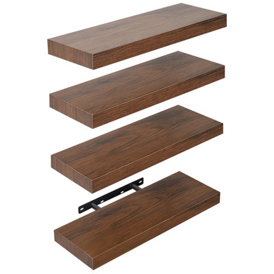 4 Pack Floating Shelves for Bedroom, Kitchen, or Living Room